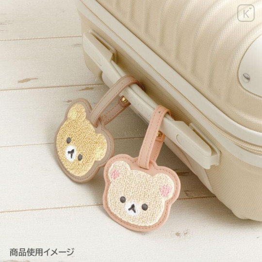 Japan San-X Embroidery Luggage Tag - Korilakkuma - 5