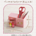 Japan San-X Chest Drawer with Pen Holder - Rilakkuma : Yuruyuru Pokapoka Warm and Cozy Pink - 2