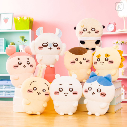 Japan Chiikawa Marupuwa Plush Toy (S) - Rakko : Smile - 2