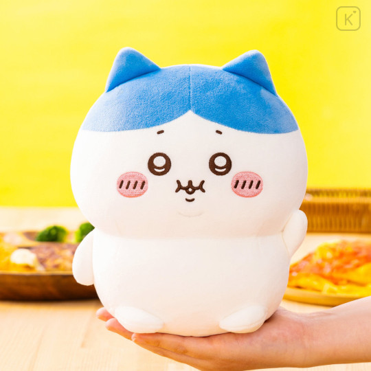 Japan Chiikawa Chubby Hand-sized Plush Toy - Chiikawa : Smile - 3