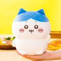 Japan Chiikawa Chubby Hand-sized Plush Toy - Hachiware : Smile - 3