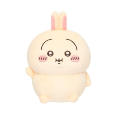 Japan Chiikawa Chubby Hand-sized Plush Toy - Usagi : Smile