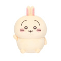 Japan Chiikawa Chubby Hand-sized Plush Toy - Usagi : Smile - 1