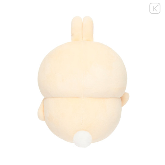 Japan Chiikawa Chubby Hand-sized Plush Toy - Usagi : Smile - 5