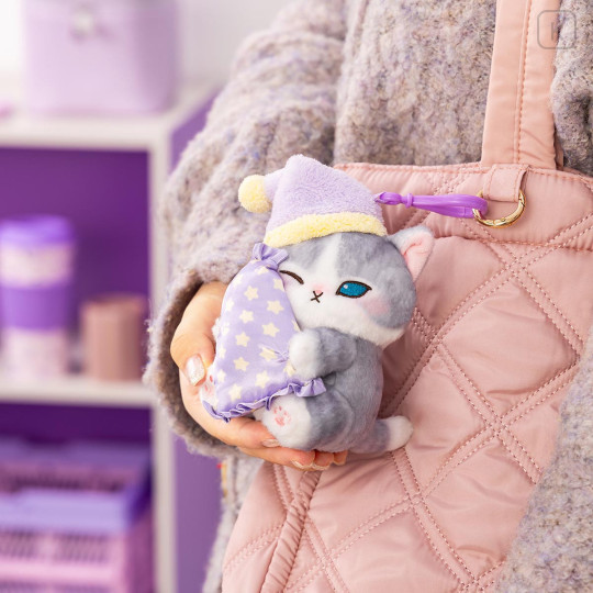 Japan Mofusand Mascot Holder - Sleepy Cat - 2