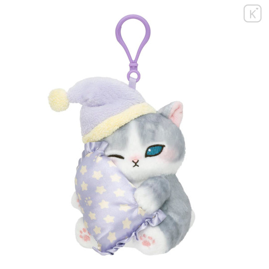 Japan Mofusand Mascot Holder - Sleepy Cat - 4