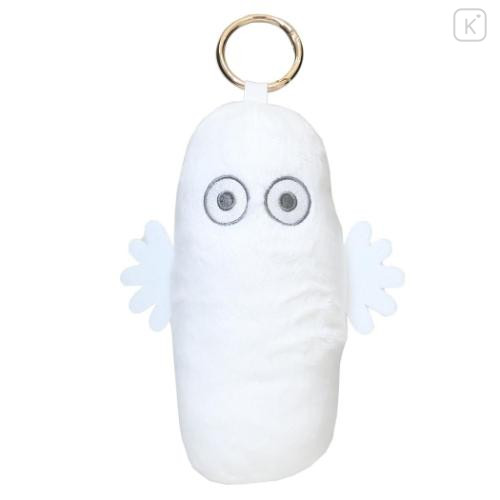 Japan Moomin Eco Shopping Bag & Mascot Plush - Hattifatteners : Black - 4