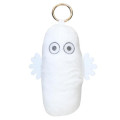 Japan Moomin Eco Shopping Bag & Mascot Plush - Hattifatteners : Black - 4