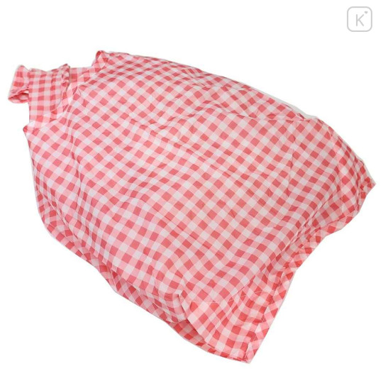 Japan The Bear's School Eco Shopping Bag & Mascot Plush - Gingham Red - 2