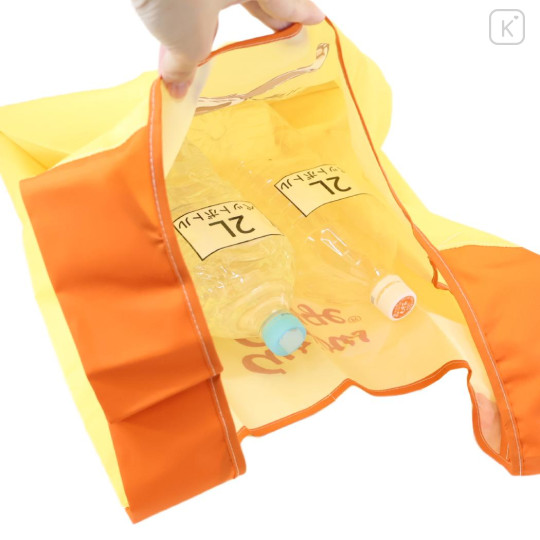 Japan Curious George Eco Shopping Bag With Pocket - Good Morning - 3