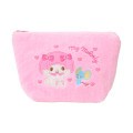 Japan Sanrio Original Small Embroidered Cosmetic Pouch with Snack - My Melody - 1