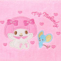 Japan Sanrio Original Small Embroidered Cosmetic Pouch with Snack - My Melody - 5