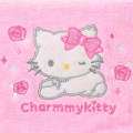 Japan Sanrio Original Small Embroidered Cosmetic Pouch with Snack - Charmmy Kitty - 5