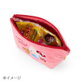 Japan Sanrio Original Small Embroidered Cosmetic Pouch with Snack - Charmmy Kitty - 6