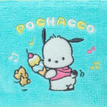 Japan Sanrio Original Small Embroidered Cosmetic Pouch with Snack - Pochacco - 5