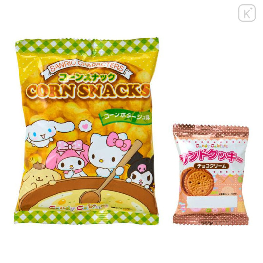 Japan Sanrio Original Small Embroidered Cosmetic Pouch with Snack - My Sweet Piano - 4