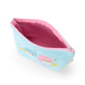 Japan Sanrio Original Small Embroidered Cosmetic Pouch with Snack - Little Twin Stars - 3