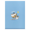 Japan Mofusand A4 Clear File - Self-indulgent Cat Late Night Midnight - 3