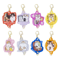 Japan Mofusand Secret Mini Acrylic Charm - Self-indulgent Cat Blind Box