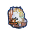 Japan Mofusand Secret Collectible Smartphone Sticker - Glitter Self-indulgent Cat Blind Box - 8
