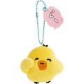 Japan San-X Hanging Plush Badge - Kiiroitori : Rilakkuma Yuruyuru Pokapoka Warm and Cozy - 1