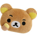Japan San-X Plush Badge - Rilakkuma : Emoji Face Puzzled - 2
