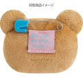 Japan San-X Plush Badge - Rilakkuma : Emoji Face Puzzled - 3