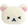 Japan San-X Plush Badge - Korilakkuma : Emoji Face Squeezed Eyes - 2