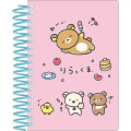 Japan San-X B6SP Notebook - Rilakkuma : Yuruyuru Pokapoka Warm and Cozy Pink - 1