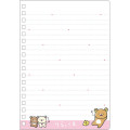 Japan San-X B6SP Notebook - Rilakkuma : Yuruyuru Pokapoka Warm and Cozy Pink - 2