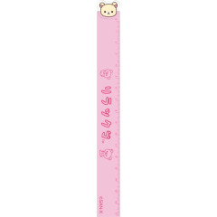 Japan San-X Mascot Ruler 17cm - Korilakkuma : Pink