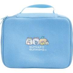 Japan San-X Laundry Net Mesh Bag - Sumikko Gurashi : Everyone's Night Routine Pajama Blue