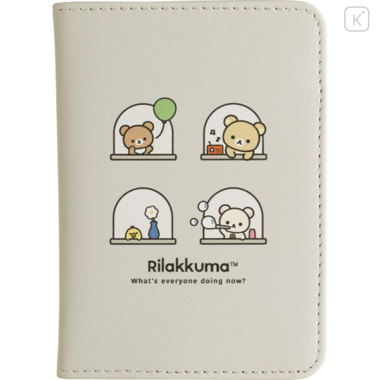 Japan San-X Passport Case - Rilakkuma : Basic Rilakkuma Favorite Things - 1