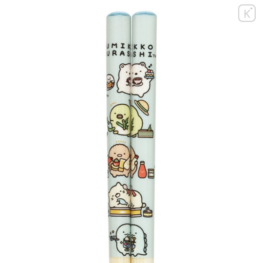 Japan San-X Bamboo Chopsticks 21cm - Sumikko Gurashi : Sumikko's Favorite - 3