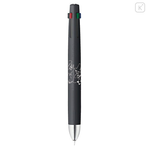 Japan Moomin bLen 4+S Multi Ballpoint Pen & Mechanical Pencil - Black - 1