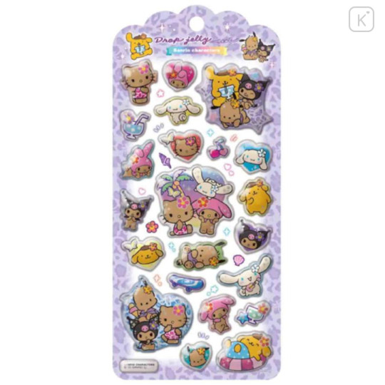Japan Sanrio Drop Jelly Seal - Suntan Summer - 1