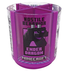Japan Minecraft Rotating Pen Stand - Purple