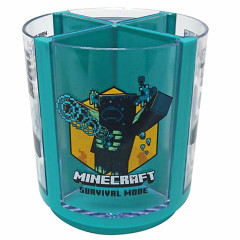 Japan Minecraft Rotating Pen Stand - Turquoise
