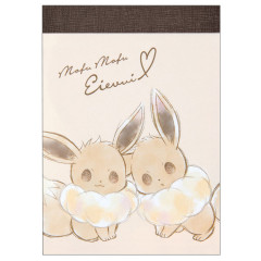 Japan Pokemon Mini Notepad - Eevee Mofu Love