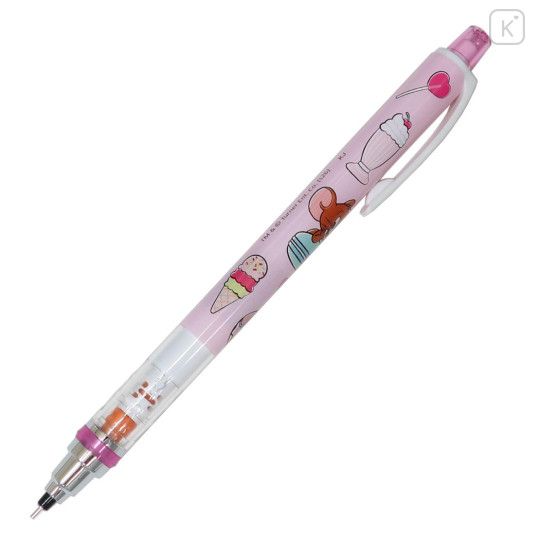 Japan Tom and Jerry Kuru Toga Mechanical Pencil - Jerry & Tuffy : Pink - 2