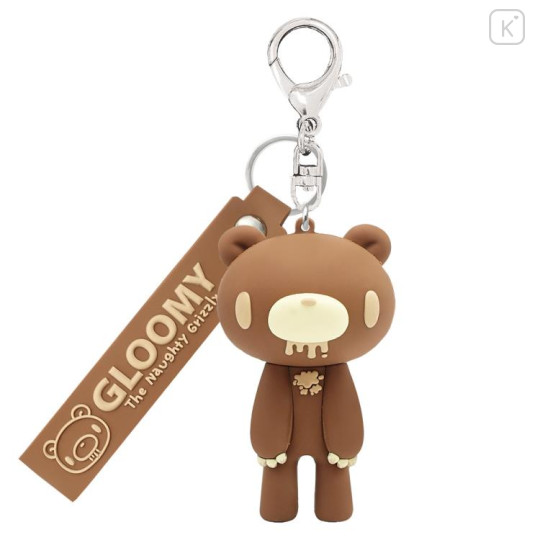 Japan Gloomy Bear Figure Keychain - Chocolate Brown - 1