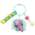 Japan Gloomy Bear Wire Key Ring Charm Keychain - Green - 1