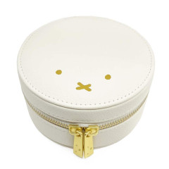 Japan Miffy Jewelry Box - Miffy : Face Round White Gold
