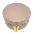 Japan Miffy Jewelry Box - Miffy : Face Round Pink Gold - 1