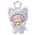 Japan Sanrio Mascot Keychain - Little Twin Stars : Dreamy Journey Kiki Cat - 1