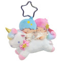 Japan Sanrio Mascot Keychain - Little Twin Stars : Dreamy Journey Unicorn - 1