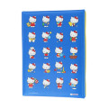 Japan Sanrio 6 Hole Sticker Binder - Hello Kitty : Blue & Red - 2