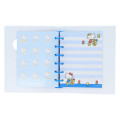 Japan Sanrio 6 Hole Sticker Binder - Hello Kitty : Blue & Red - 3