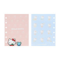 Japan Sanrio 6 Hole Sticker Binder - Hello Kitty : Blue & Red - 5