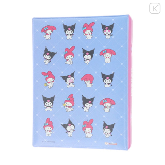 Japan Sanrio 6 Hole Sticker Binder - Kuromi & My Melody - 2